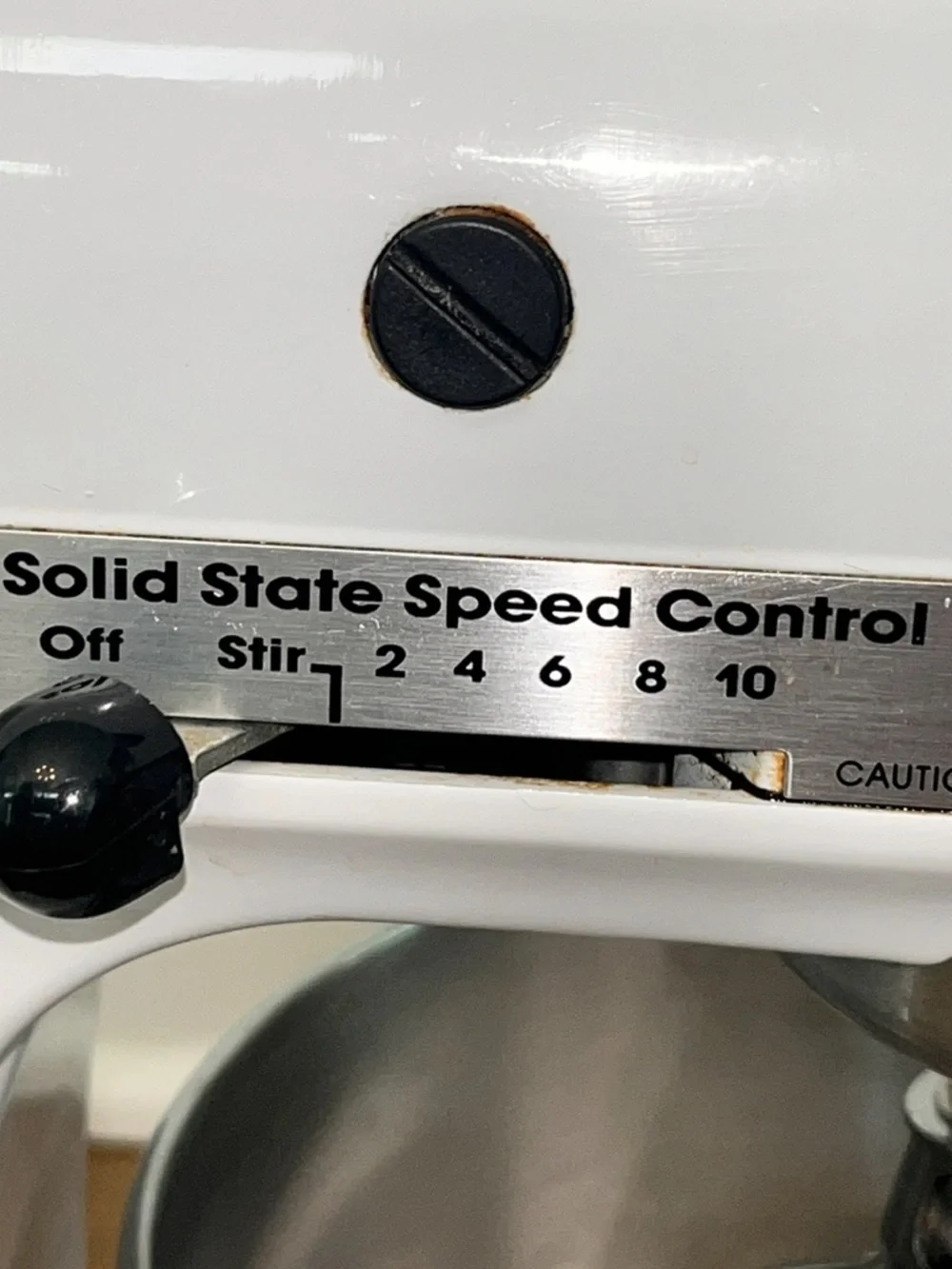 Kitchenaid Mixer Model Classic K45SS White w/ 3 Attachments Works 100%